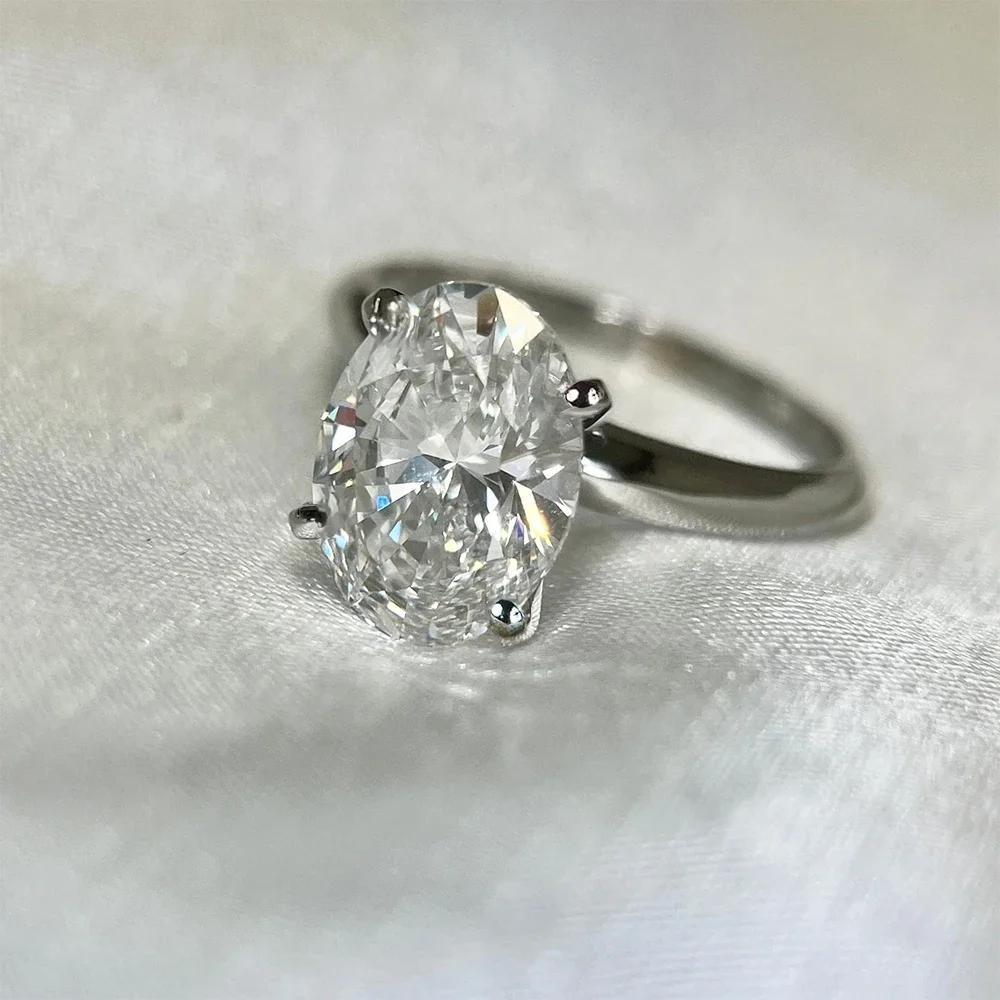Women's 1/2/3 Carat Moissanite Ring, Beautifully Crafted